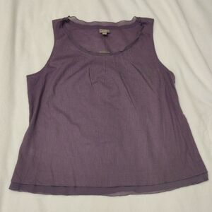 J. Jill Lavender Sleeveless Tank Top